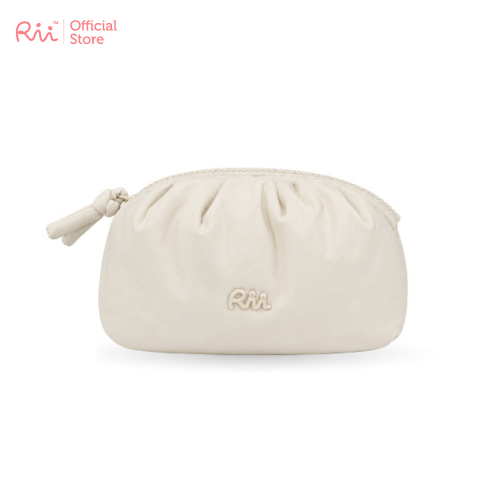 Rii Mini Gyoza Bag กระเป๋าเครื่องสำอาง (Beige)