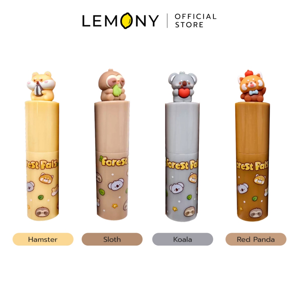LEMONY ยางลบแบบหมุนสไลด์ แก๊งเพื่อนป่า