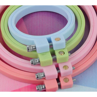 สะดึง สะดึงปักผ้า สะดึงพลาสติก สีพาสเทล (มีพร้อมส่งจากไทย)