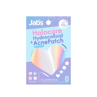 Jabs แจ๊บส์ แผ่นแปะสิว โฮโลแคร์ ไฮโดรคอลลอยด์ แอคเน่ แพทช์