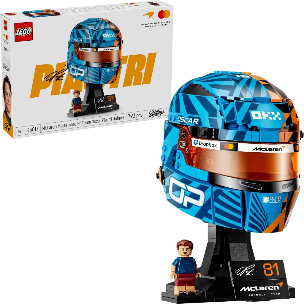 Lego Edition 43017 Oscar Piastri Helmet (สินค้าใหม่พร้อมส่ง)