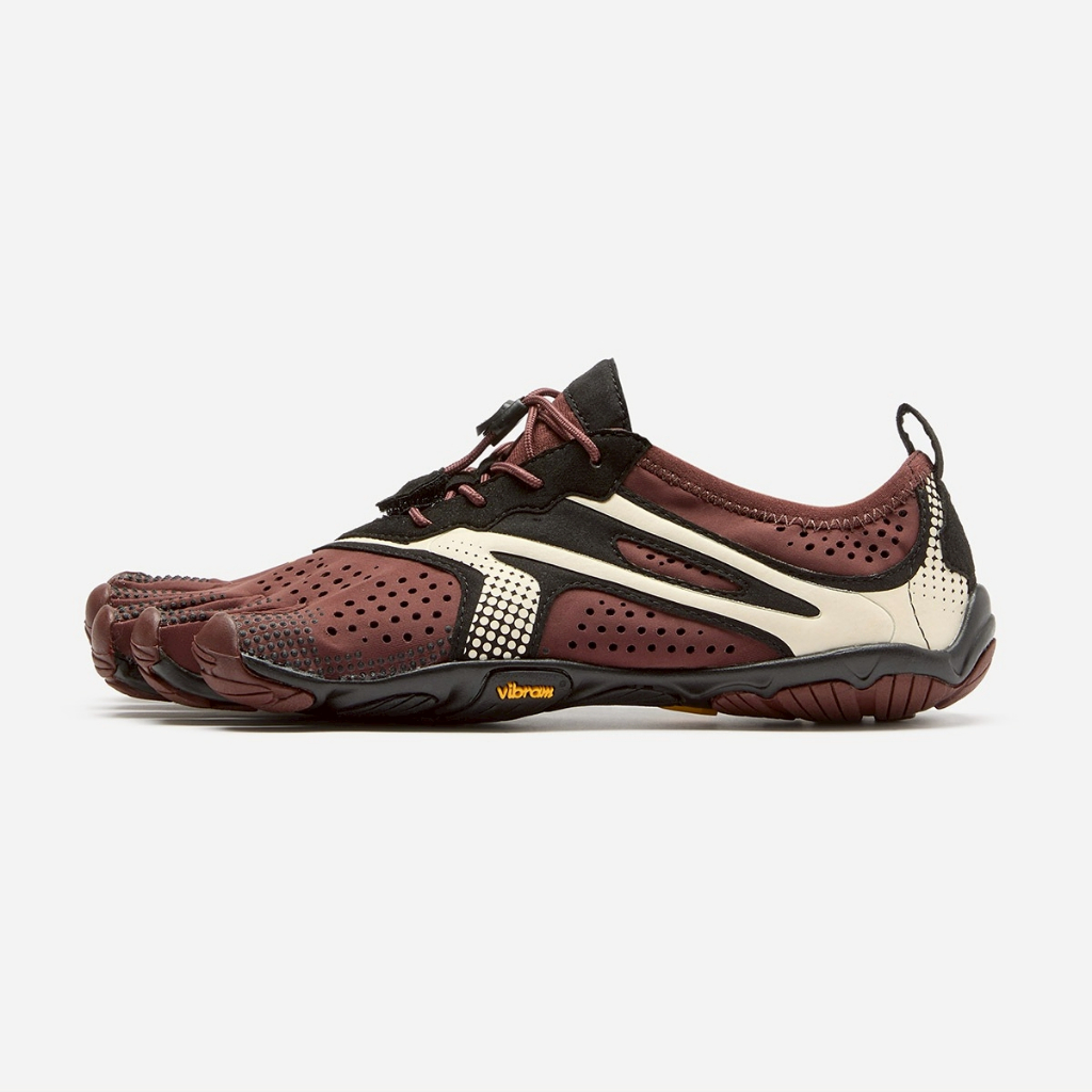 Vibram FiveFingers รุ่น V-Run รองเท้าเทรนนิ่ง ที่เหมาะสำหรับใส่วิ่งถนน เข้าฟิตเนส รุ่นผู้ชาย สี Brown/Ivory/Black — صورة 7