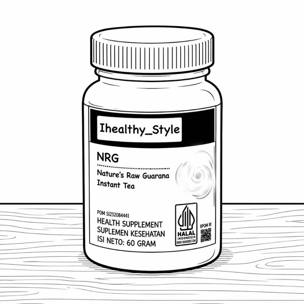 Herbal Guarana powder 60g.
