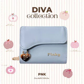 [PINKY] New collection : Diva Wallet (ดีว่า) : กระเป๋าสตางค์แบบพับ พกพาง่าย