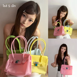 รุ่นล่าสุด🔥💚Somethingapparels trend Jelly Bag PVC Kiiikiii กระเป๋าเจลลี่สุดฮิตตอนนี้ กระเป๋าโท้ท Jelly Shoulder