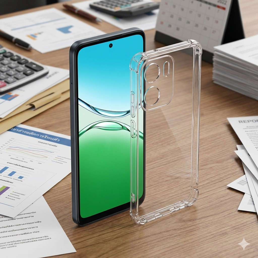 เคสใส OPPO A5X 5G กันกระแทก กันการขูดขีด