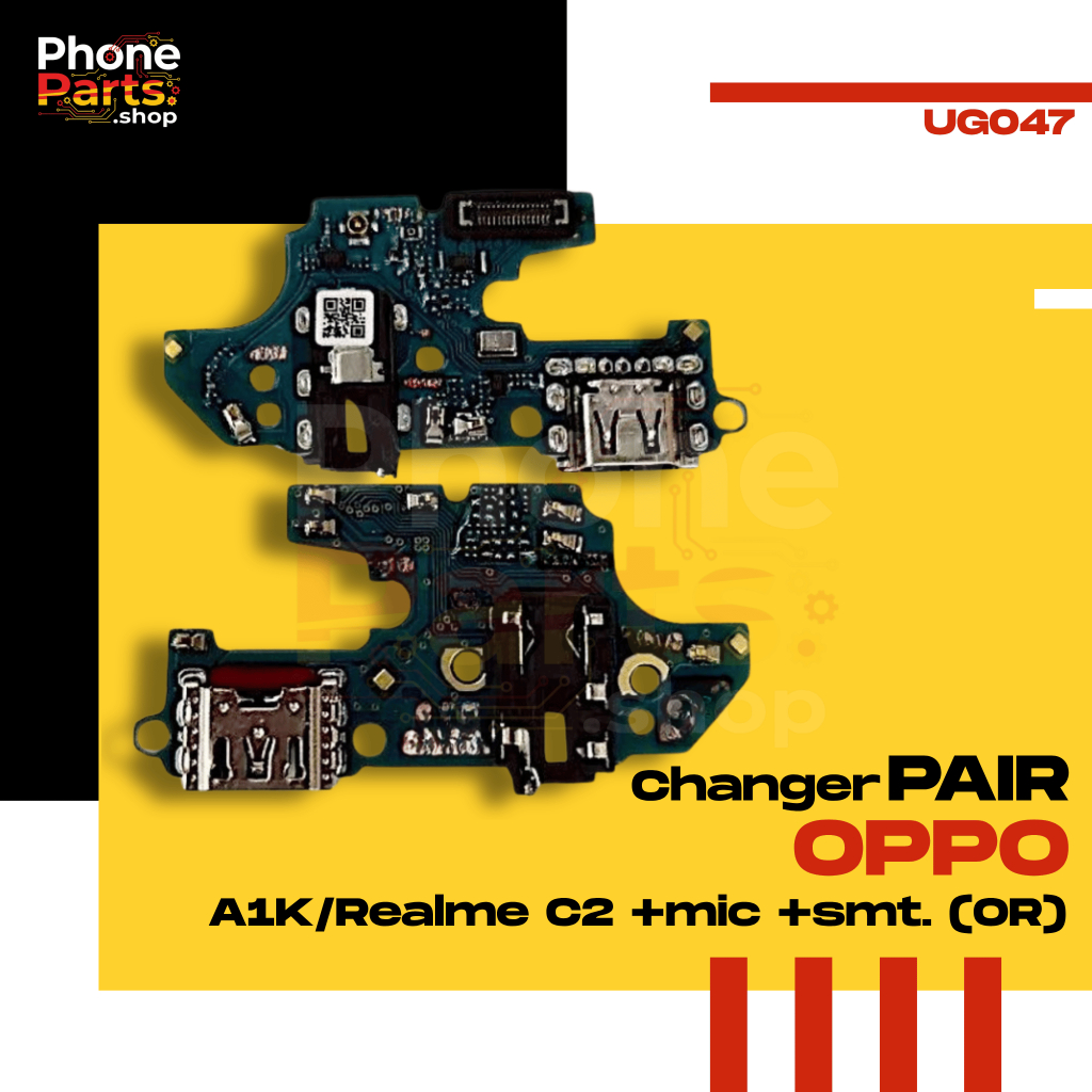 แพรชาร์จ Pair Changer OPPO A1K/Realme C2 (+mic+smt.)(OR)