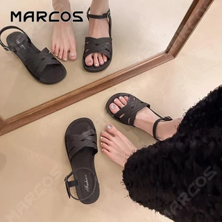 MARCOS รองเท้าแตะผู้หญิงแบบลากพื้นนุ่มน้ำหนักเบาจาก PVC ป้องกันลื่นสำหรับกิจกรรมชายหาด#10