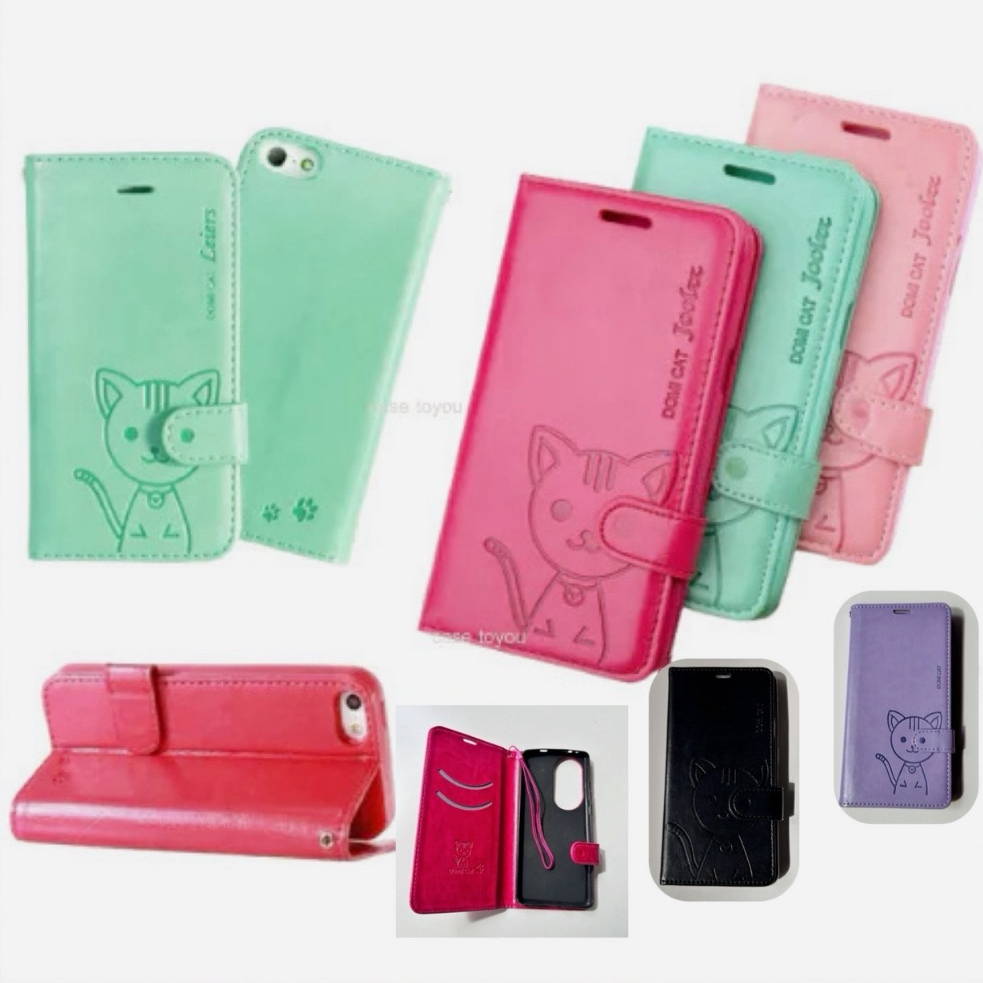เคสฝาพับ ตั้งได้ สำหรับ Realme C67 11 11X C17 C11 9I C12 C15 C25 7i 5i 6i C21Y C25Y ช่องใส่บัตร แถมสาย Domicat