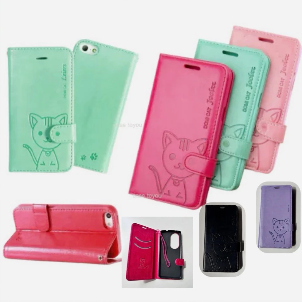 เคสฝาพับ ตั้งได้ สำหรับ Realme C67 11 11X C17 C11 9I C12 C15 C25 7i 5i 6i C21Y C25Y ช่องใส่บัตร แถมสาย Domicat