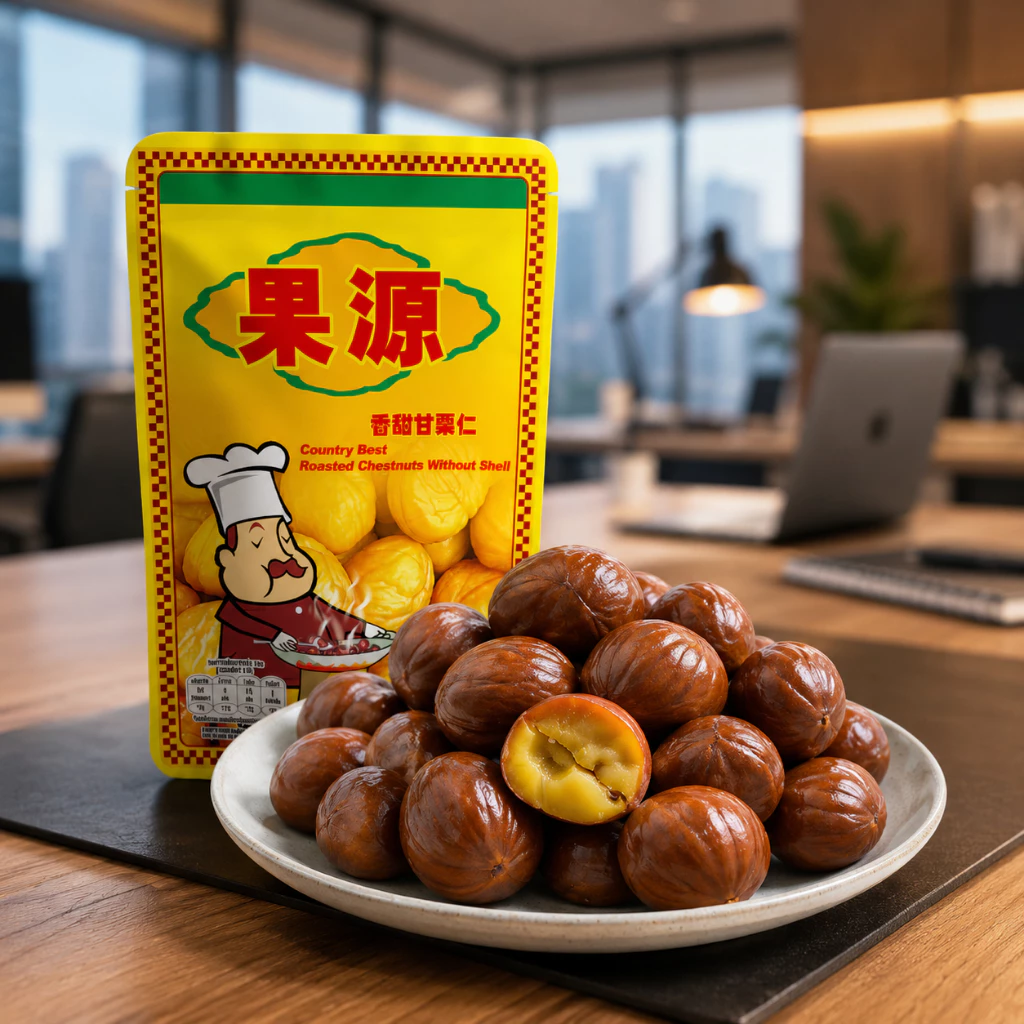 กอหยวน เกาลัดอบ ไม่มีเปลือก 100g | Roasted Chestnuts หอม หวาน นุ่ม พร้อมทาน ของกินเล่น