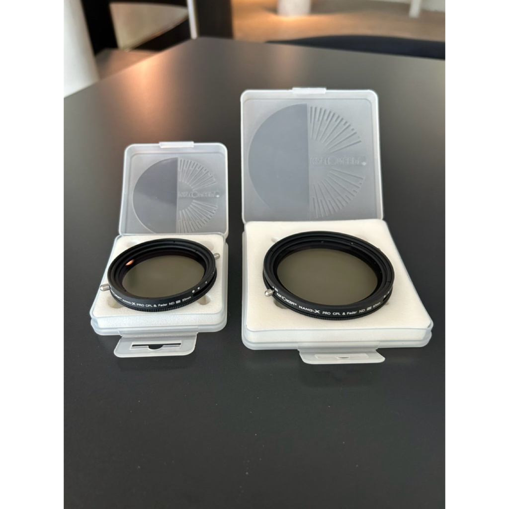 K&F ND+CPL Fader Filter 55 67mm / Nano X Pro HD Series ปรับค่าได้ (ND2 - ND32) มือสอง ใช้งานน้อย