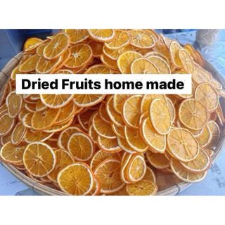 Dried Orange No sugar100%🍊พร้อมส่ง 🍊(ส้มสไลด์อบแห้ง คละเกรด )200กรัม ใช้ตกแต่งอาหารเครื่องดื่ม