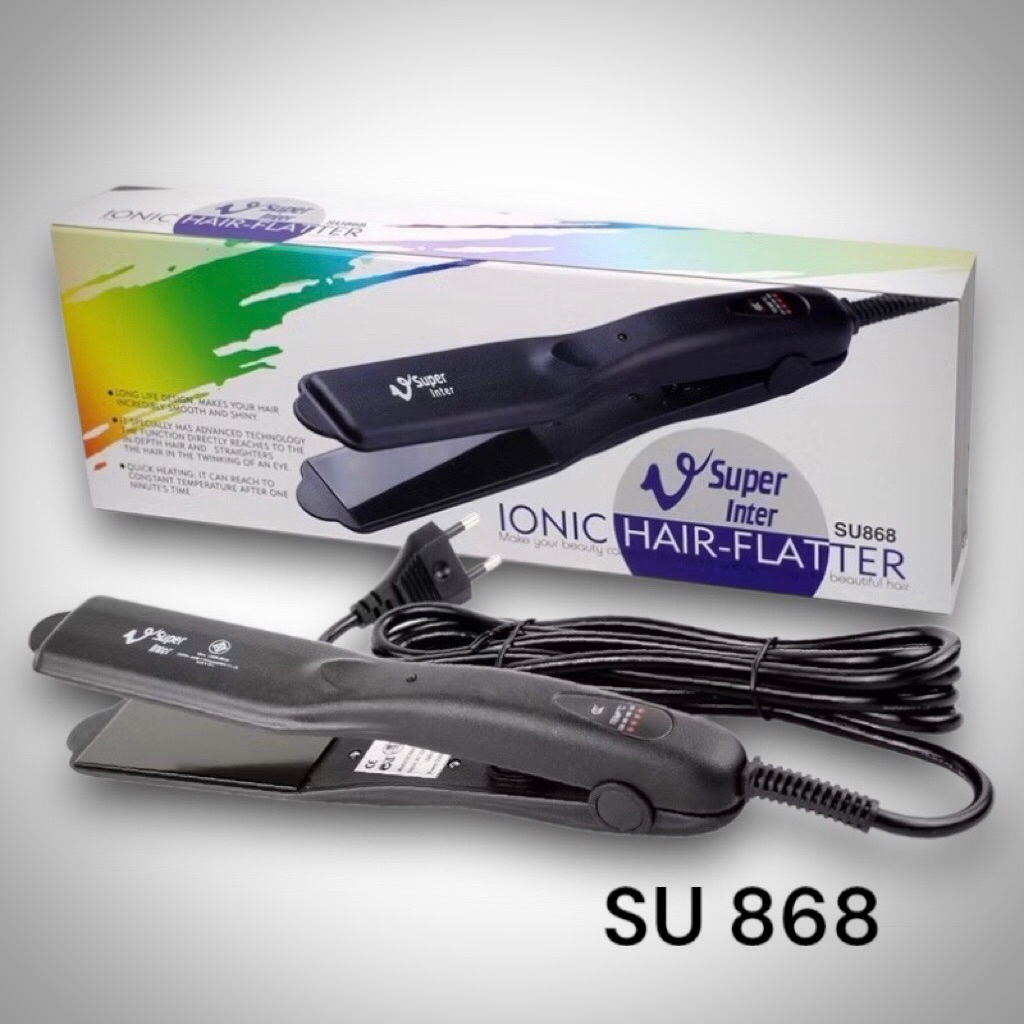 เครื่องหนีบผม Super V Inter  ของแท้จากบริษัท ทุกตัว SU 868 ของแท้ 💯