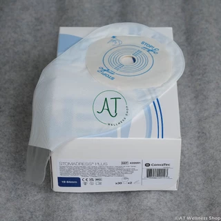 Convatec Stomadress Plus ถุงเก็บอุจจาระพร้อมแป้นในตัว แบบชิ้นเดียว ขนาด 19-64 มม. (ราคาต่อ 1 ชิ้น)(Price per 1 piece)
