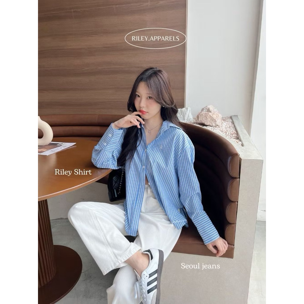 ส่งต่อ Riley.apparels - Riley shirt 9080 เสื้อเชิ้ตปักโลโก้