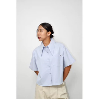 Z016 Little shirt เสื้อเชิ้ตผ้าคอตตอนแขนสั้น สีสันสดใส ใส่ได้ทุกวัน —MIIZII OUTFIT