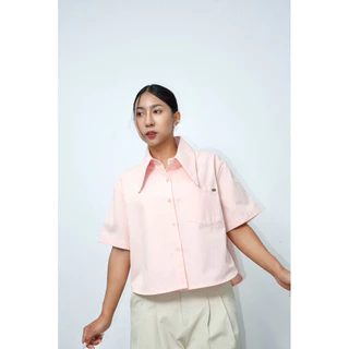 Z016 Little shirt เสื้อเชิ้ตผ้าคอตตอนแขนสั้น สีสันสดใส ใส่ได้ทุกวัน —MIIZII OUTFIT