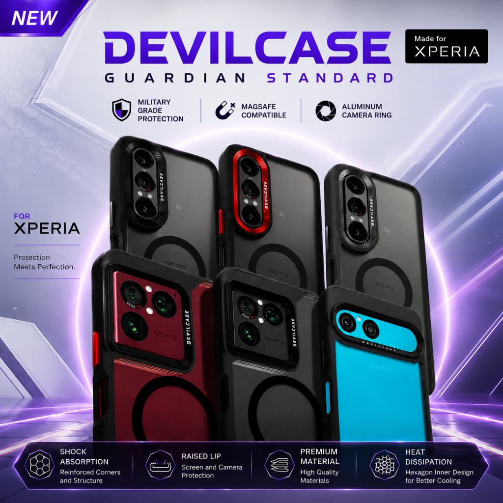 (ส่งทันที) เคส DEVILCASE Guardian Standard สำหรับ SONY Xperia 1 / 5 / 10 / VIII / VII / VI / V / IV