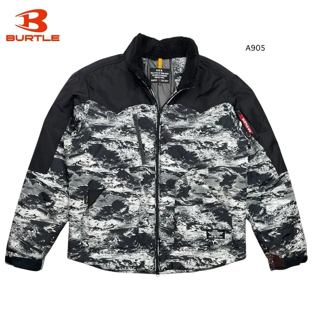 เสื้อแจ็คเก็ตผ้าร่ม Burtle บุใยสังเคราะห์ กันหนาว Size XXL