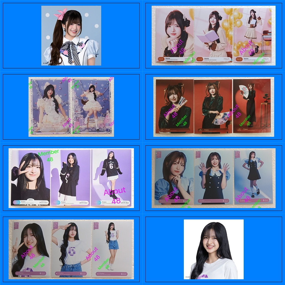 แพรว BNK48 (1) Photoset คอมพ์ Masaka no Confession Doushitemo Praew Bnk รุ่น6 (1) Comp