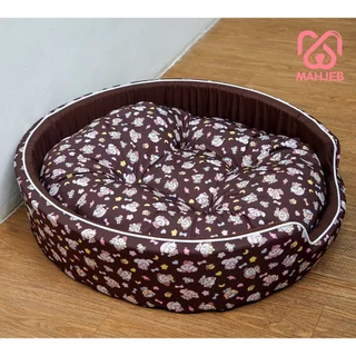เบาะนอนหมาแมว แบบฟองน้ำทรงกลม l หมาใหญ่ ไม่เกิน 25 กก.RB เบอร์ #5 (ขนาด72 x 63 x 16 ซม.)