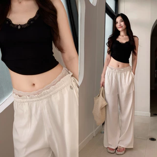 Angel Panty Babe Vibe | กางเกงในลูกไม้เอวสูง ขอบเอวแต่งลูกไม้ พรางหน้าท้อง ใส่สบาย ลุคหวานละมุน เซ็กซี่เบา ๆ