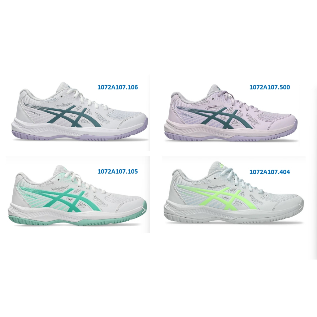 ASICS UPCOURT 6 รองเท้าแบดมินตัน อินดอร์ ผู้หญิง หน้ากว้างปกติ