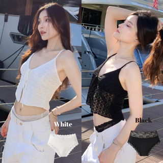 Angel Panty Babe Vibe | กางเกงในลูกไม้เอวสูง ขอบเอวแต่งลูกไม้ พรางหน้าท้อง ใส่สบาย ลุคหวานละมุน เซ็กซี่เบา ๆ