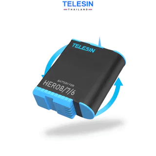 TELESIN แบตเตอรี่ Gopro 8/7/6/2018