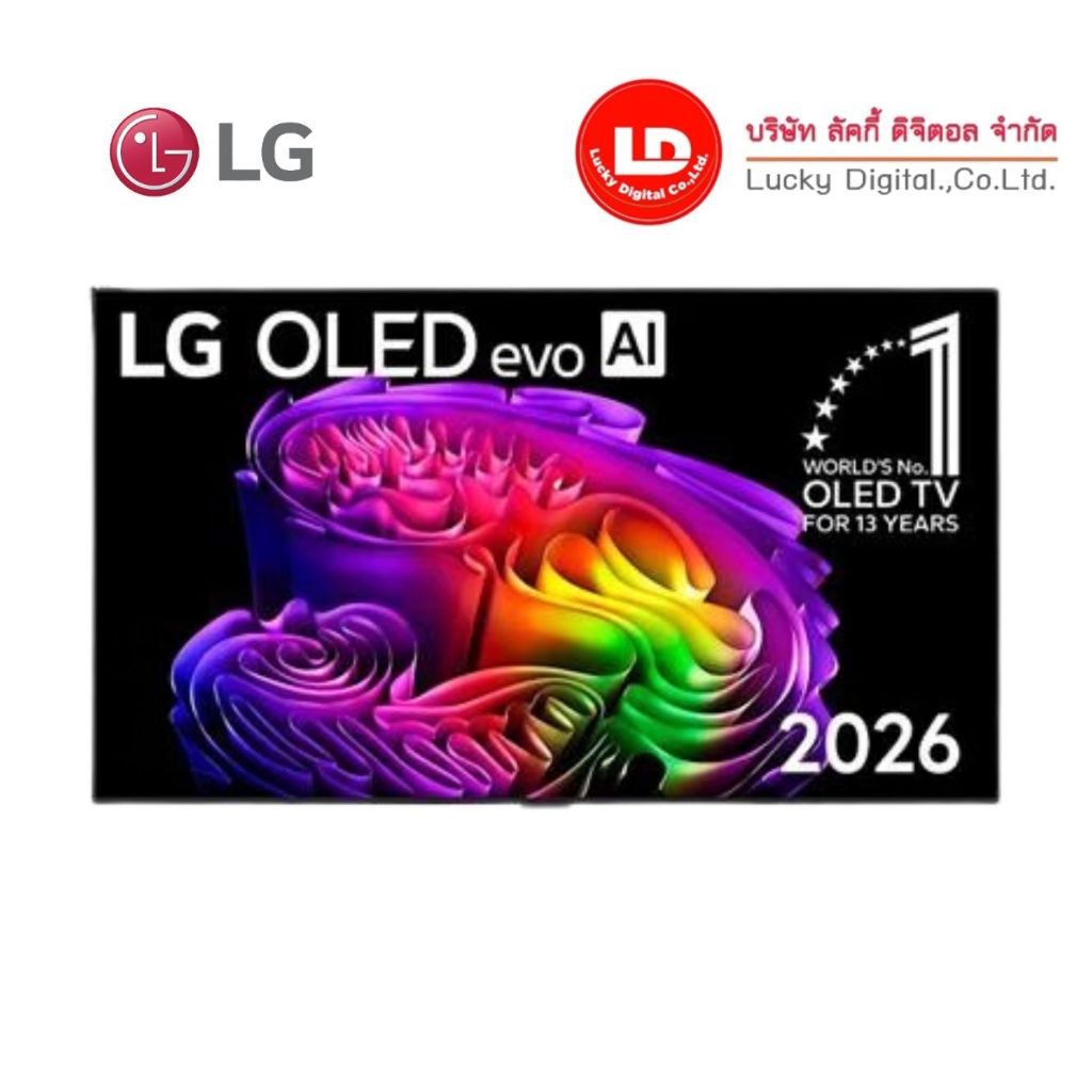 ทีวี LG 65 นิ้ว รุ่น OLED65G6PSA OLED evo AI G6 4K Smart TV 2026 65G6มOLED65G6PSA, 65G6P
