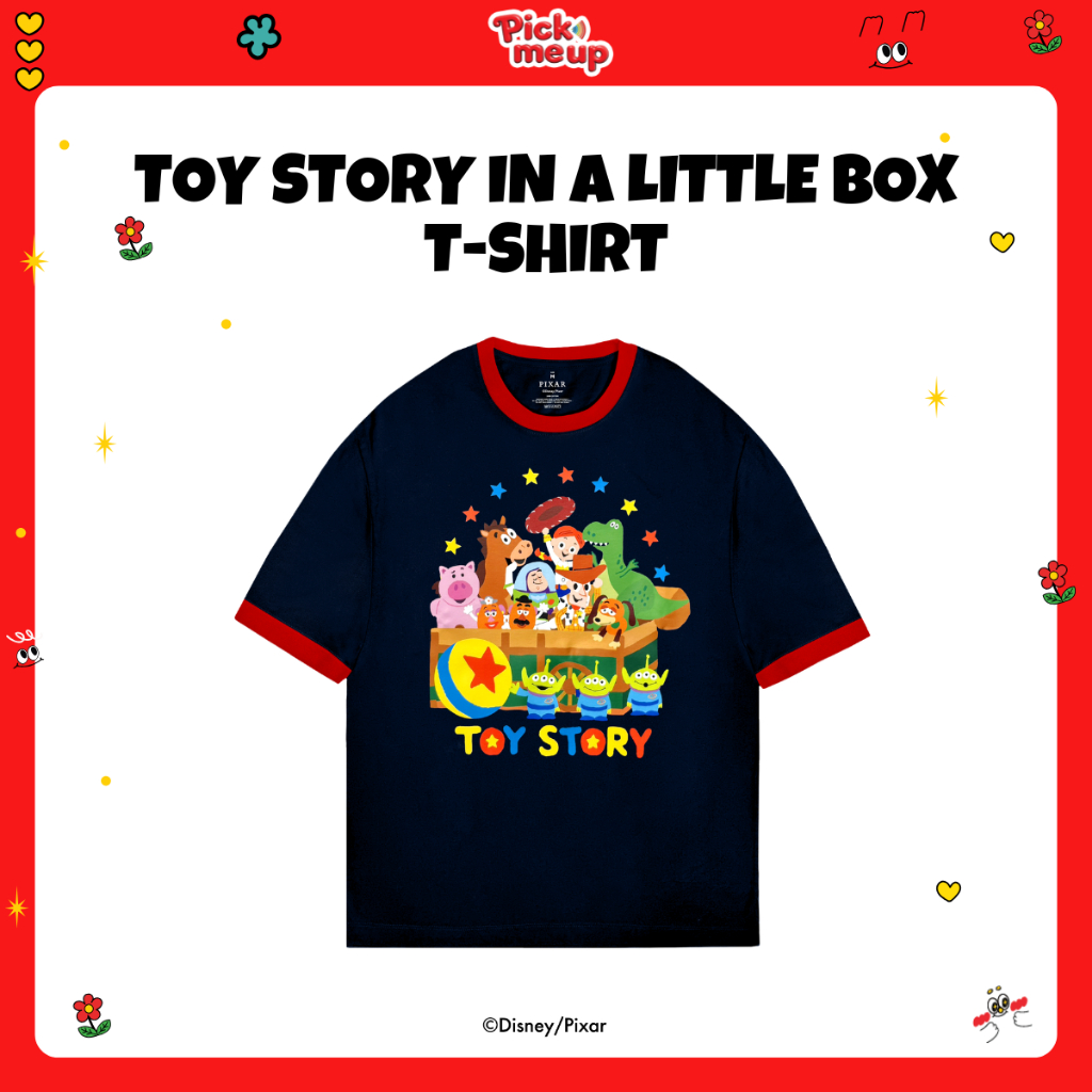 PickMeUp เสื้อยืดพิมพ์ลาย Toy Story In A Little Box ลิขสิทธิ์ Disney