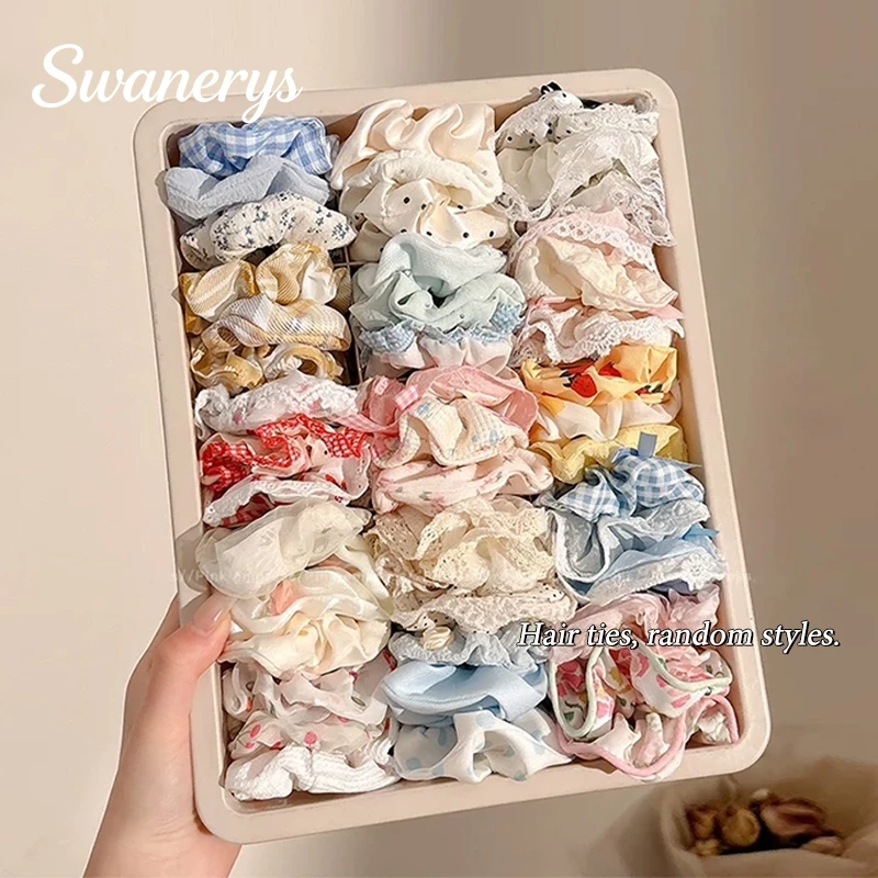 รัดผมขนาดใหญ่ ลายดอกไม้ สไตล์เกาหลี สุ่มส่งไม่เลือกลาย สำหรับแถมฟรีเมื่อสั่งซื้อสินค้า อันละ 39 บาท ไม่รวมค่าจัดส่ง