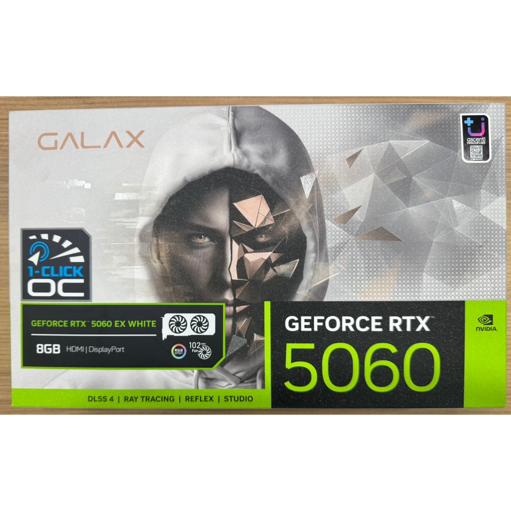 GALAX GEFORCE RTX 5060 EX WHITE 8GB GDDR7 (มือสอง)
