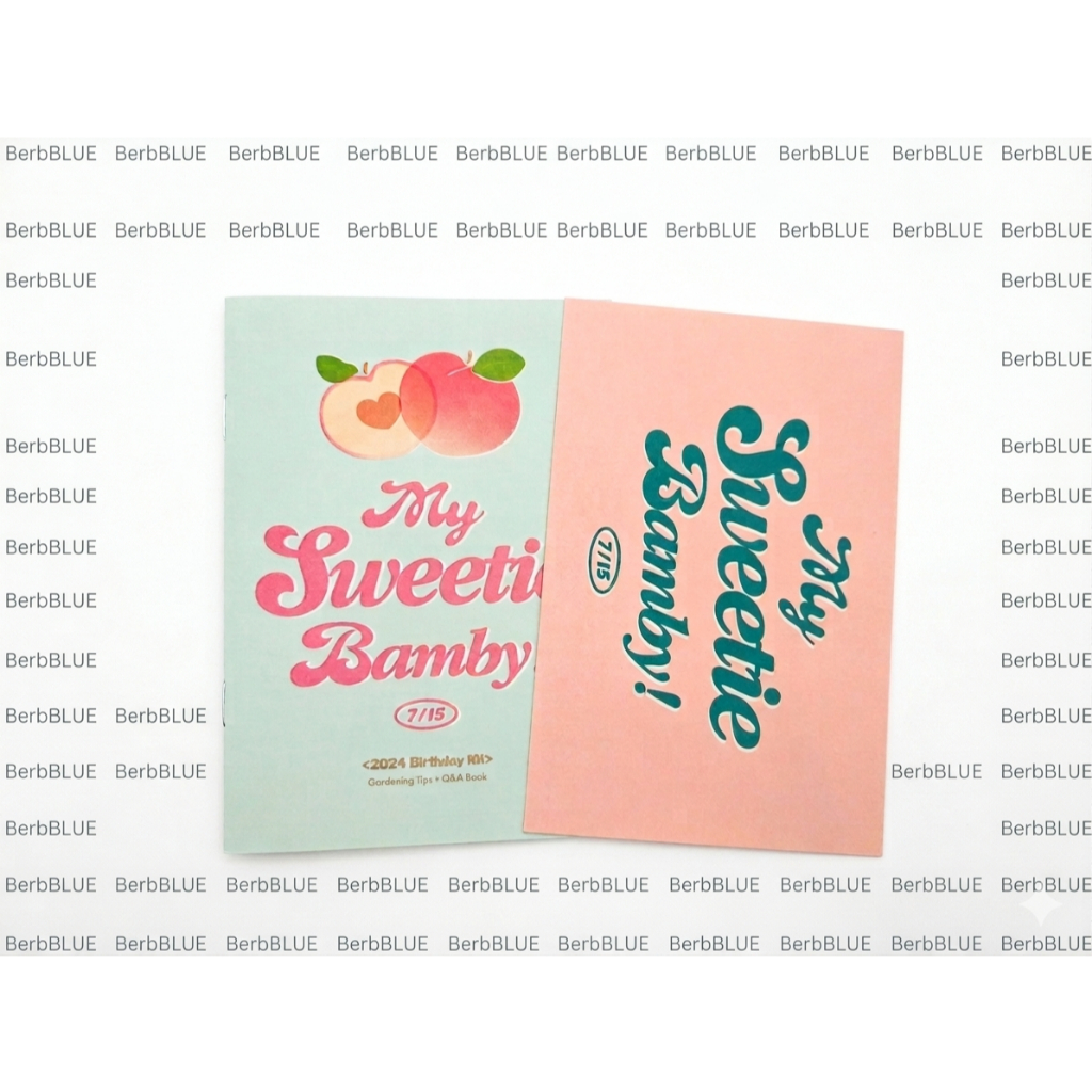 Birthday card + Gardening TIPS Q&A Book (Birthday Kit Bamby 2024) ของแท้ (มือ2, ไม่มีตำหนิ)