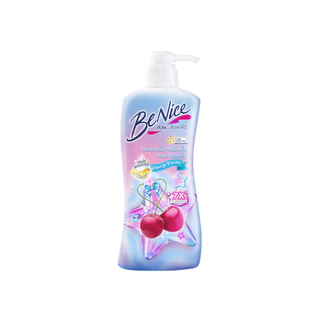 [แพ็ค 2] BeNice บีไนซ์ เชอร์รี่ เฌอแตม ชาวเวอร์ ครีม ขวดปั๊ม 400 มล. , สีฟ้า, กลิ่นหอมหวาน ติดผิวยาวนาน24ชม.