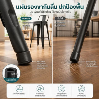 ALLE เก้าอี้สูง เก้าอี้เหล็ก ร้านอาหาร สีแดง สีเงิน สีดำ 45/66/76cm เรียบง่ายและมีสไตล์ เหมาะสำหรับบาร์