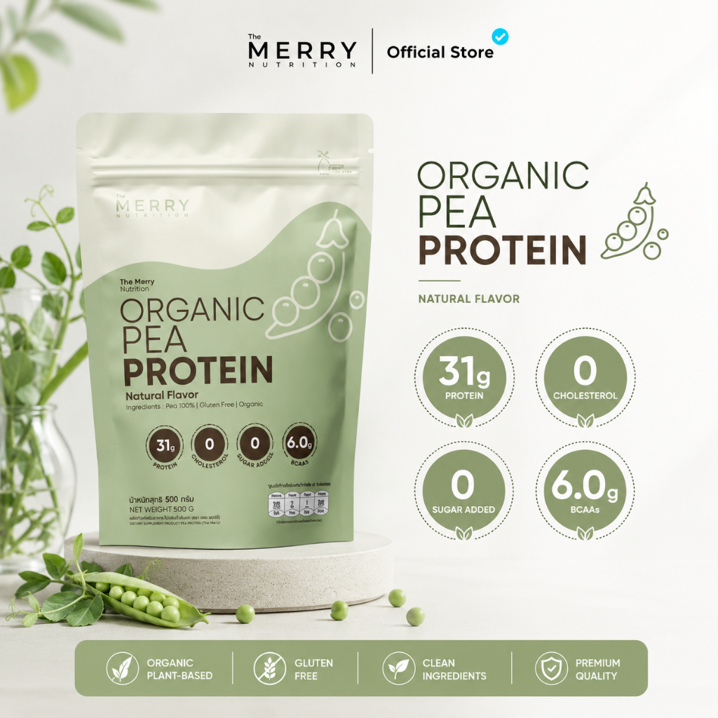 [ Buy 1 Get 1  ] Merry Pea Protein Isolated  908g. [ 23 Servings ]