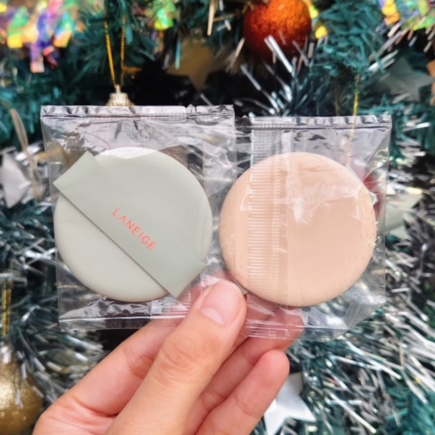 แท้จากเกาหลี 💯 Laneige Neo Cushion Matte Puff เซ็ท2ชิ้น ฟองน้ำลงรองพื้น เกลี่ยคุชชั่น