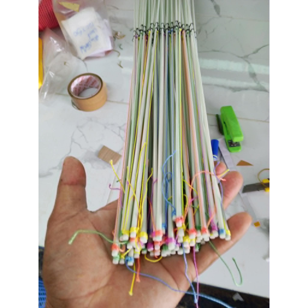 คันเบ็ดไฟเบอร์กาดยาว1.50เมตรคัน5มิลใส่ตะขอเบอร์17สายพีอี100ปอนสายเครายาว60ซ มคันแอคชั้นดีสปริงตัวดีใช้คุ้มๆมีพร้อมส่ง
