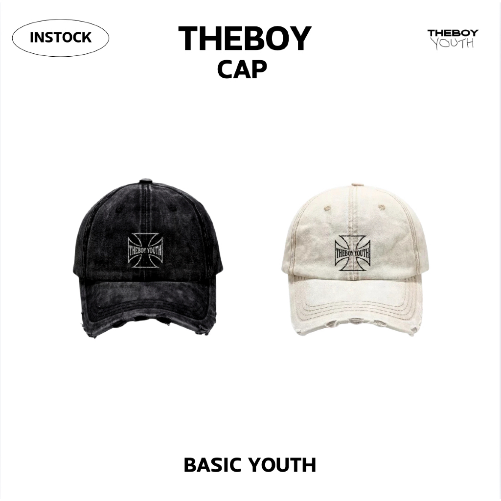 THEBOY-SIGNATURE MARK หมวกแก๊ปเดอะบอย