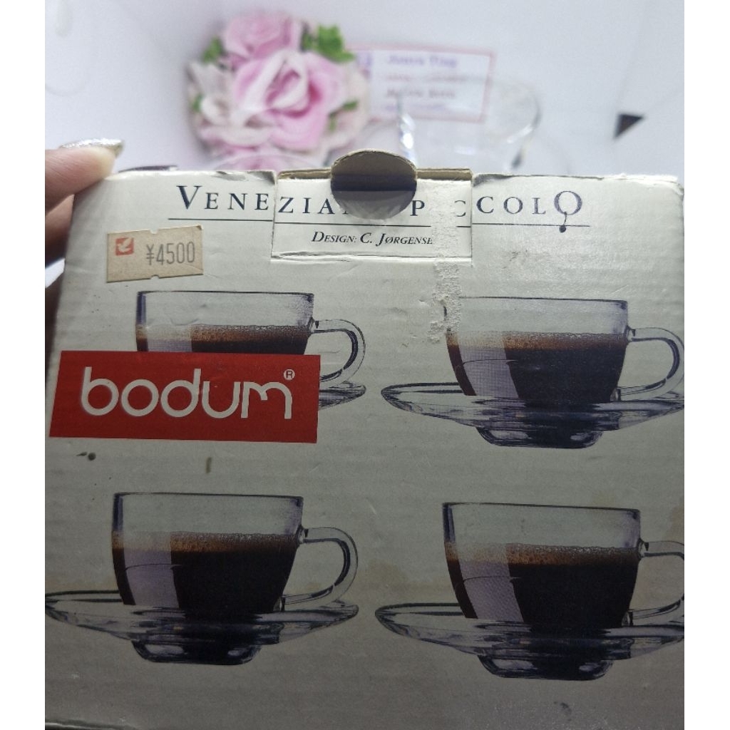Bodum Glass Teacup Mug  (Germany ) #bodum #แก้วกาแฟ ชุด 3 ชิ้น