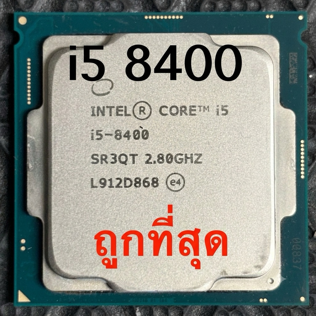 ซีพียู Intel Core i5-8400 (LGA1151v2) CPU มือสอง ไอ5 เจน8 สภาพสวยงาม เทสผ่าน 100% โดย CPU 2 HAND