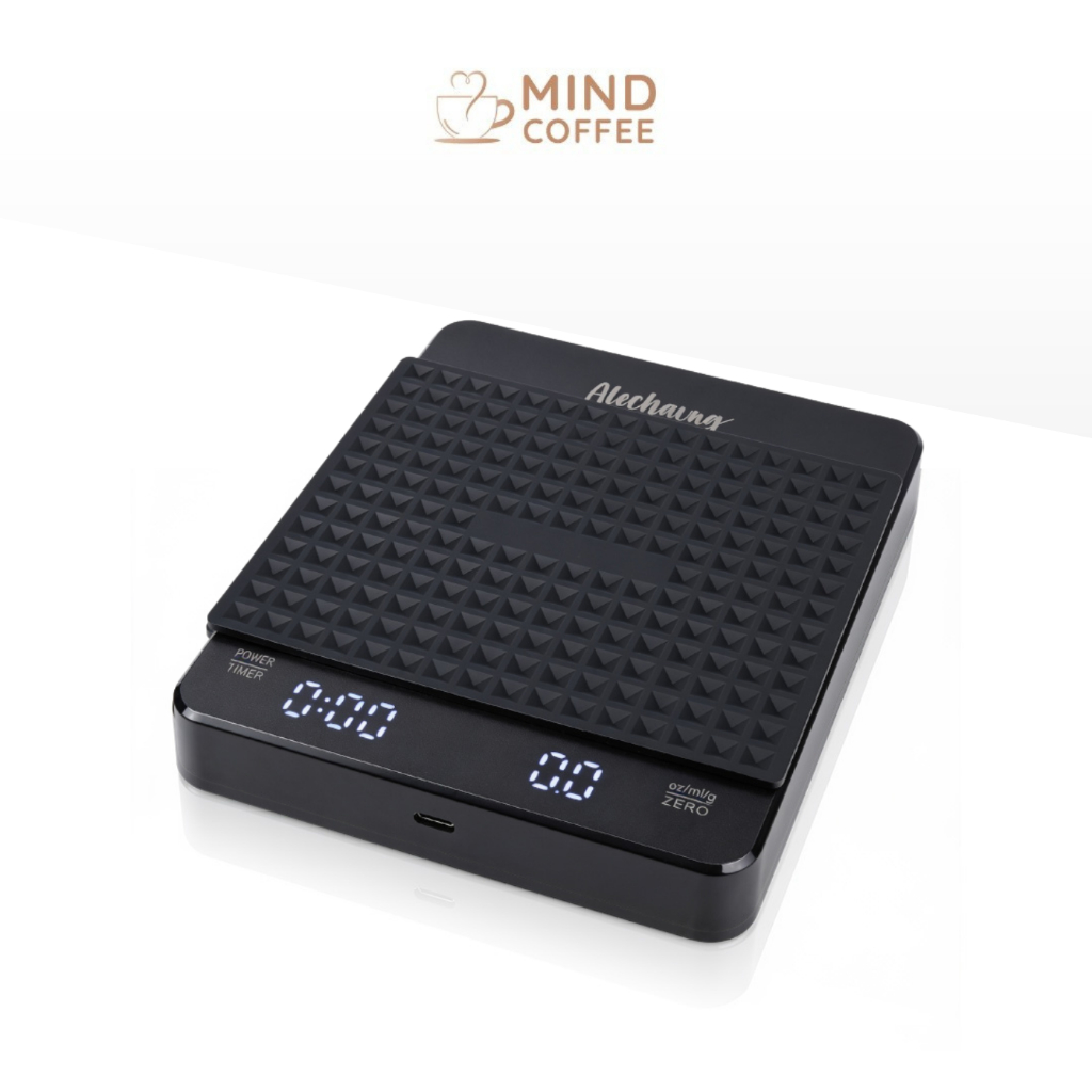 เครื่องชั่งกาแฟดิจิตอล ตาชั่งกาแฟ Coffee Scale ตั้งเวลาได้ บันทึกอัตราส่วนของน้ำและผงกาแฟได้ Mindcoffee