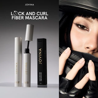 JOVINA Lock & Curl Fiber Mascara มาสคาร่าโจวีน่า Mascara มาสคาร่า สูตรใหม่จากเกาหลี ยกขนตาให้เด่นชัด ล็อกความงอนอยู่ทน