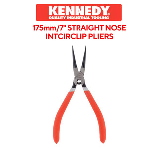 KENNEDY คีมหุบแหวนล็อกภายใน ปากตรง ขนาด 7 นิ้ว (175 มม.) บอดี้โครมวานาเดียม รหัส KEN5586550K