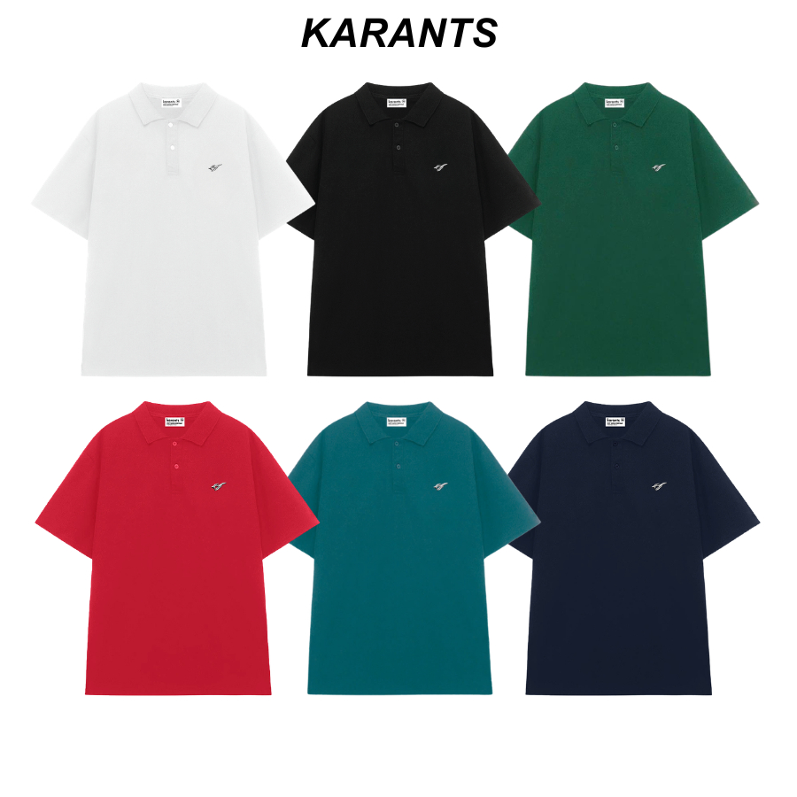 Karants เสื้อเชิ้ต Cropped Boxy, ผ้า Oxford, ตกแต่งด้วยขอบโลหะเรียบ, สำหรับผู้ชายและผู้หญิง Unisex - KR264