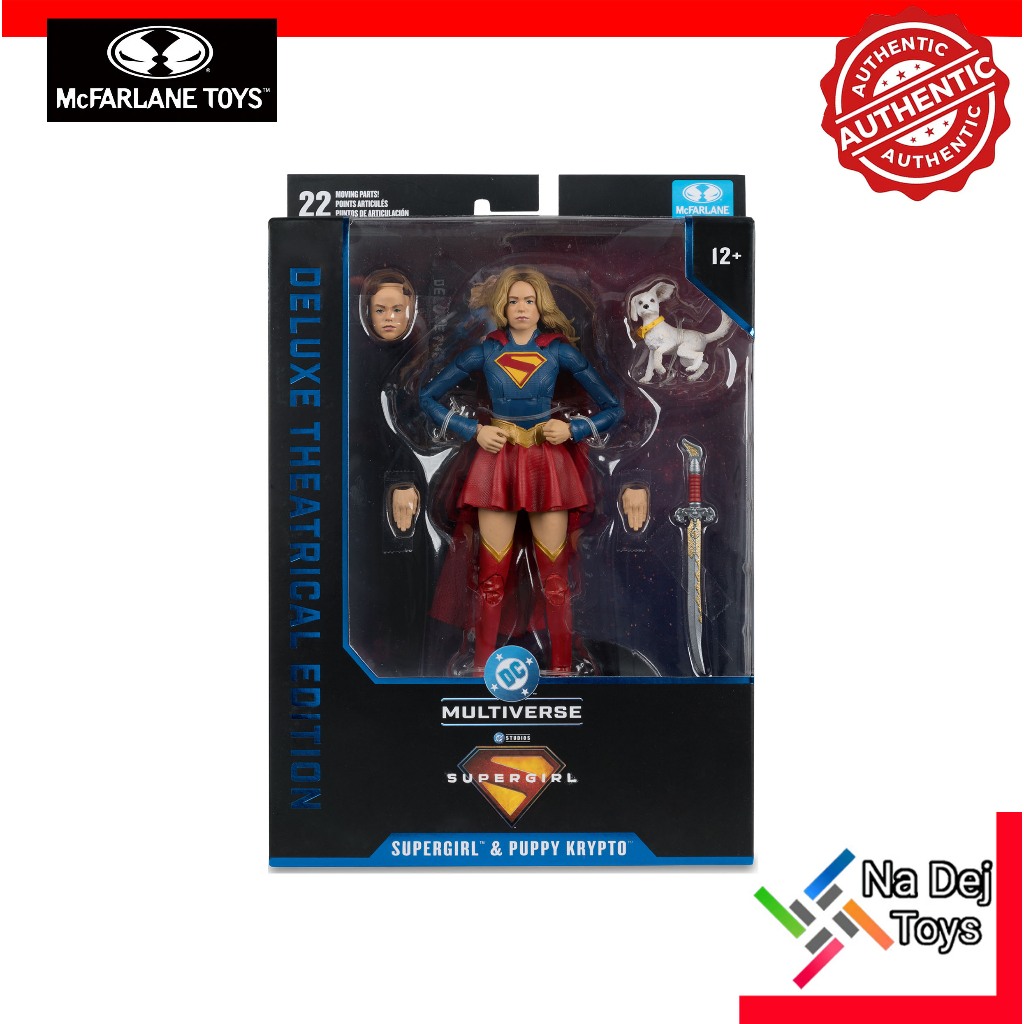 Supergirl & Puppy Krypto (2026) DC Multiverse McFarlane Toys 7" Figure ซูเปอร์เกิร์ล & ปั้ปปี้ คริปโ