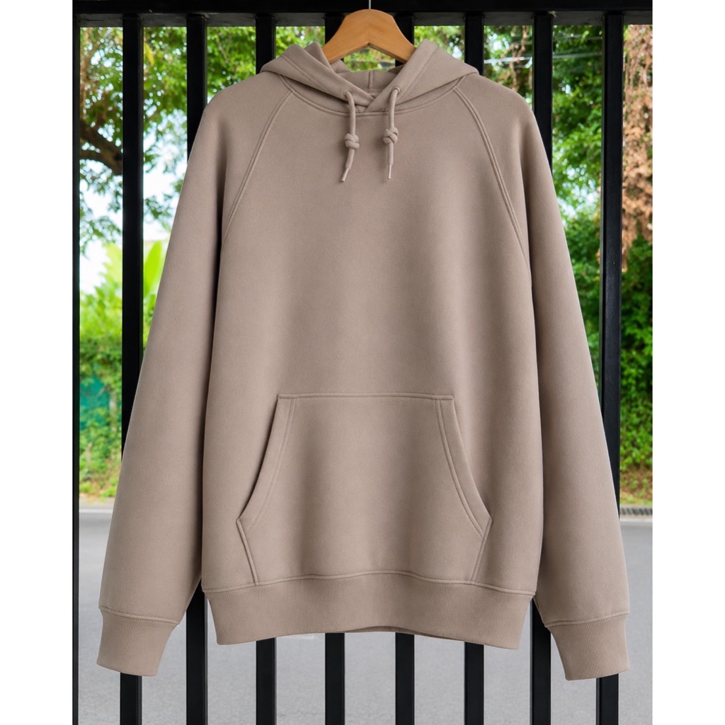 H&M Biege Hoodie Size M จาก 🇬🇧