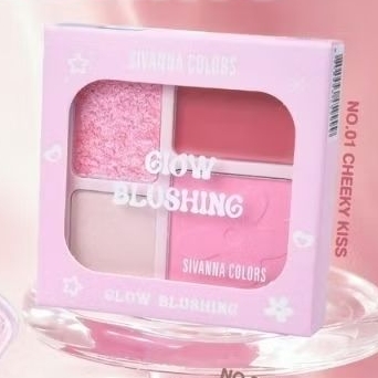 sivanna color ปัดแก้มบวมไฮไลท์ sivanna Hf679